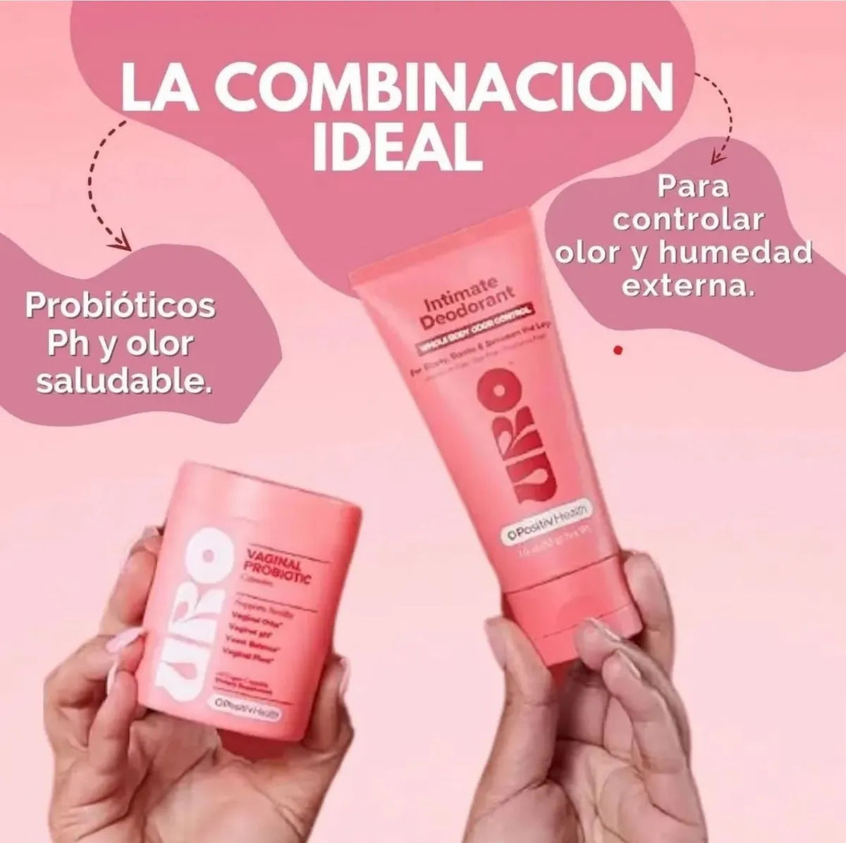 URO™ probiótico (60 capsulas) +Desodorante Intimo