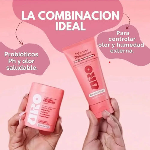URO™ probiótico (60 capsulas) +Desodorante Intimo